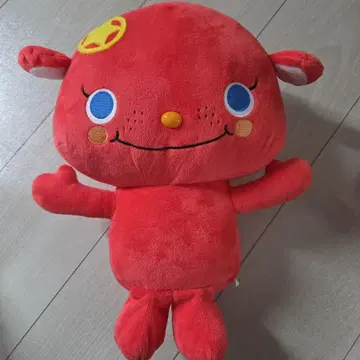 Benesse 캐릭터형 봉제 인형 빨간색