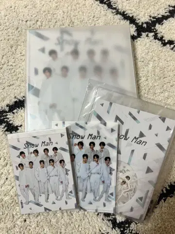 Snow Man 사진집 스티커 메모 미니 클리어 파일