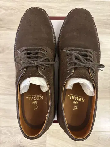 REGAL 브라운 스웨이드 드레스 슈즈