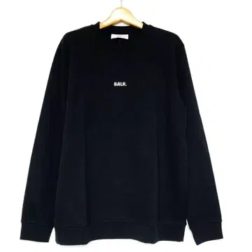 미사용 새상품 BALR. 맨투맨 트레이닝복 블랙 XL