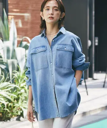 [ Healthy denim ] Almond 데님 셔츠