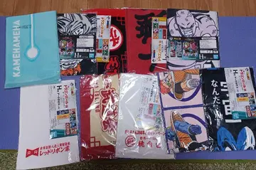 드래곤볼 타월 10개 세트