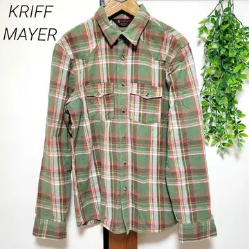 KRIFF MAYER 클리프 메이어 체크 셔츠 그린 구제 의류
