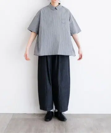 2025ss 휴일과 시 블라썸 블라우스 깅엄 체크