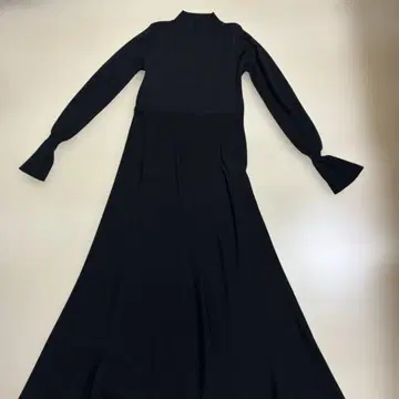 LOVELESS 36 블랙 롱 원피스 터틀넥