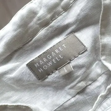 MARGARET HOWELL 린넨 화이트 셔츠 I 사이즈