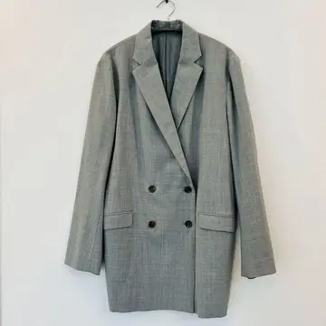 IENA 2024SS 더블 브레스트 라이트 빅 자켓 그레이