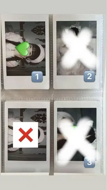 와카바노아 폴라로이드 낱개 판매 가능