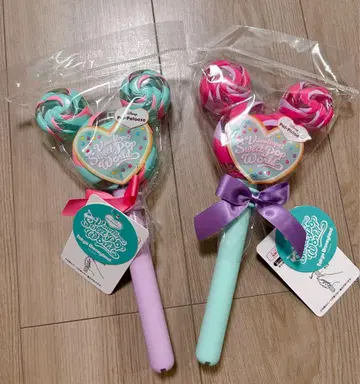 새상품 디즈니 스위트 핑 스틱 파르파루자 바넬로페 2개