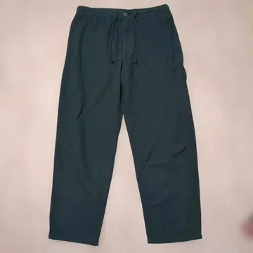 ZARA 자라 다크 그린 이지 팬츠 XL 택 포함 얇은 소재