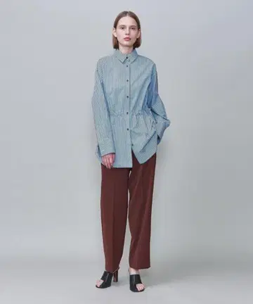 6 ROKU / ZIP PANTS 다크 브라운