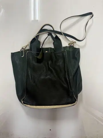 GAP 다크 그린 소가죽 숄더백 미사용품