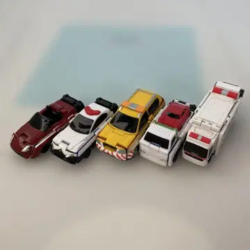 BANDAI 변신 voov 묶음 판매 5대 세트 변신하는 자동차