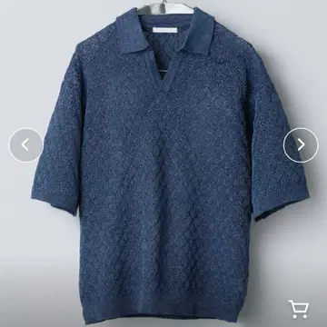 JACQUARD MESH H/S KNIT POLO WYM