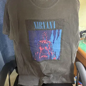 NIRVANA 그래픽T셔츠 다크 그레이