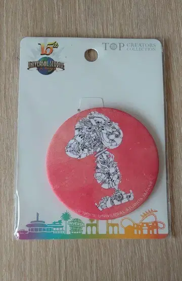 [ 새상품급 ] 스누피 요네즈켄시 콜라보 캔뱃지 USJ