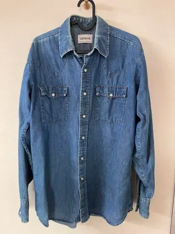 USA 제조 70s 빈티지 Campus 캠퍼스 웨스턴 데님 셔츠