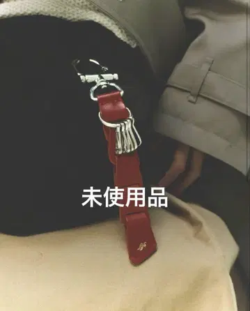 Llife LEATHER KEY CHAIN 스칼렛 미사용