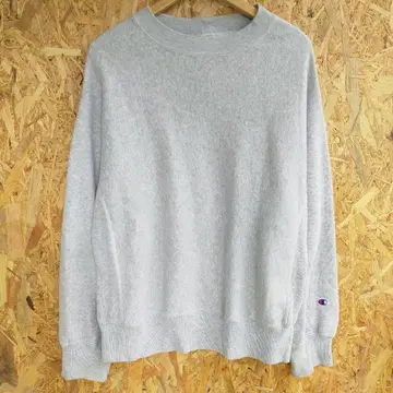 챔피온 리버스 위브 맨투맨 CW-L008 L 복각 단색 택