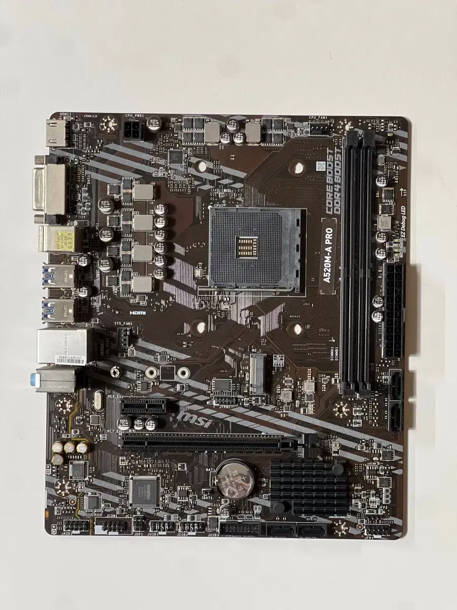 Am4 Asrock Ab320m MSI A320M-A Pro Max AMD Motherboard Price In