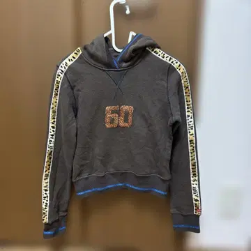 MISS SIXTY 다크 모카 후드 부착 후드티 60