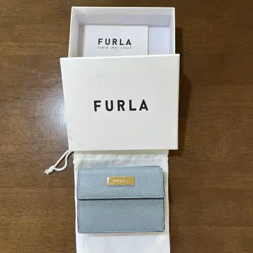FURLA 3단 폴더형 지갑 라이트 그레이
