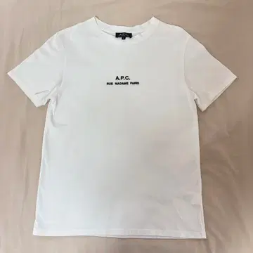 A.P.C. 화이트 T셔츠 xs 사이즈