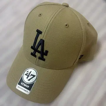 47 MVP LA 로고 베이지 캡