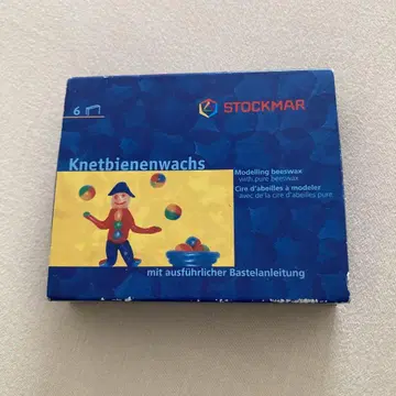 [미사용 새상품] STOCKMAR 슈토크마 꿀벌 밀랍 점토 6색 6매