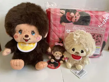 몬치치 묶음 판매 봉제 인형 마스코트 담요 4종 세트