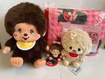 몽치치 BIG 봉제 인형 뽀뜨리 손뜨개 인형 담요 마스코트