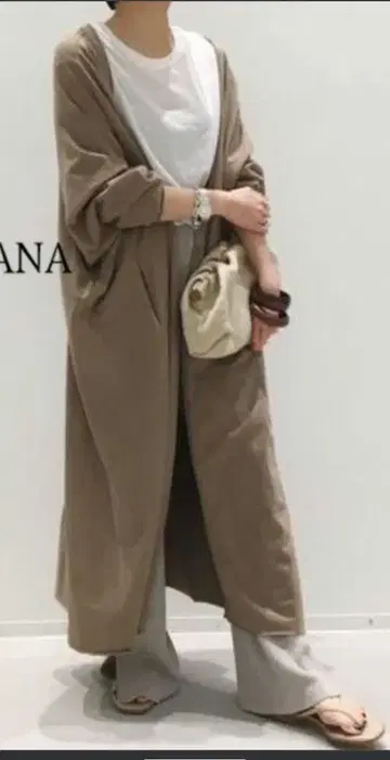 L'Appartement AMERICANA 맨투맨 롱 가디건