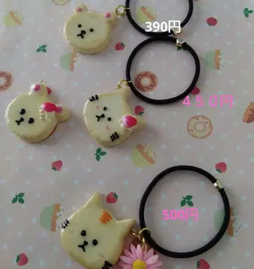 핸드메이드 머리끈