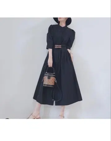 HIAND 원피스 벨트 포함