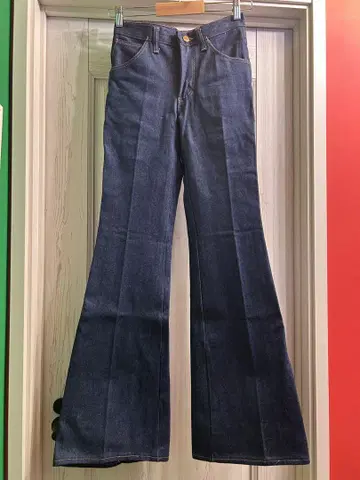 유로 빈티지 70s wrangler 플레어 데님 데드스탁 논워시