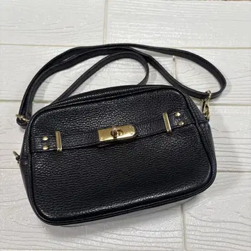 AULENTTI 금장 장식 스퀘어 BAG (숄더백)