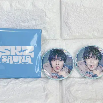 straykids 팝업 사우나 캔뱃지 아이에스 흠집 POPUP