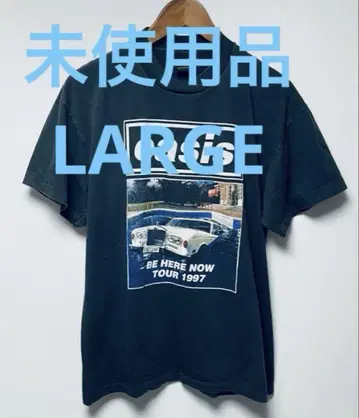 미사용품 OASIS BE HERE NOW S/S TEE USA제