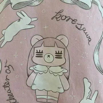 코레사와 레코짱 리본 셔츠 핑크 XL