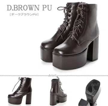 LOVEHUNTER LACE UP BOOTS 24.0 L 사이즈