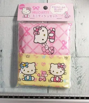 당시물 헤이세이 레트로 헬로키티 포켓 티슈 미개봉품