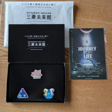 오사카 만박 미쓰비시 미래관 핀 배지 3개 세트