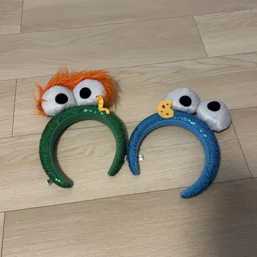 USJ 머리띠 세서미 스트릿 오스카 쿠키 몬스터