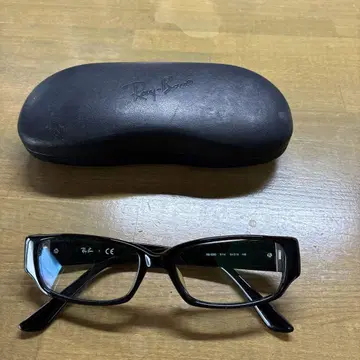 Ray-Ban 블랙 스퀘어형 안경
