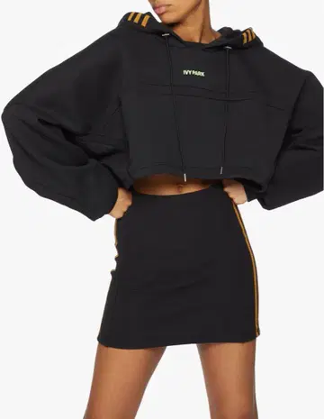 ADIDAS X IVY PARK 크롭 후드티 & 스커트 세트 XS