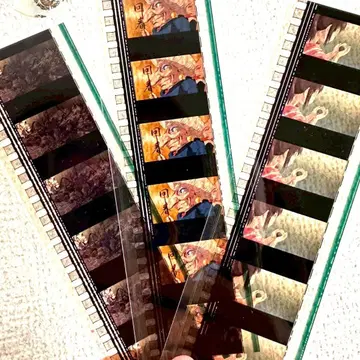 [레어] 미타카의 숲 지브리 미술관 센과 치히로 필름 북마커 3개 세트