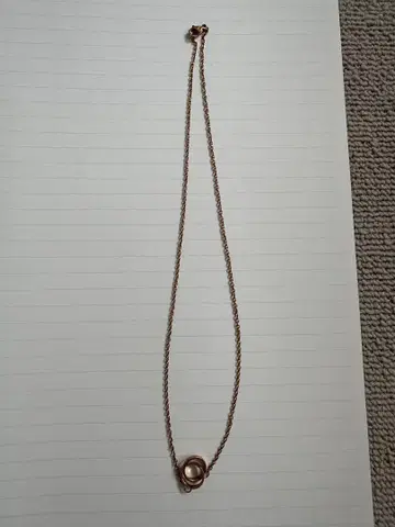 다니엘웰링턴 로즈 골드 목걸이