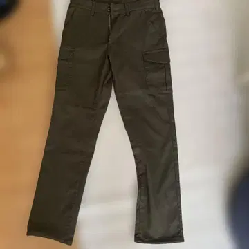 올리브 그린 카고 팬츠 4 포켓