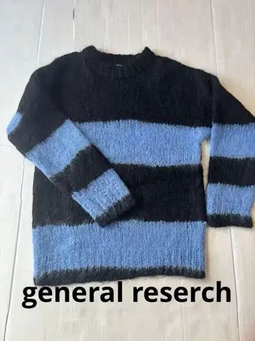 GENERAL RESEARCH 스트라이프 니트 스웨터 1998