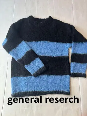 GENERAL RESEARCH 스트라이프 니트 스웨터 1998